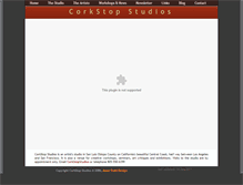 Tablet Screenshot of corkstopstudios.com
